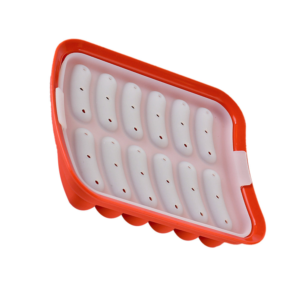 Baby Food Dogs - 12 Cavity Silicone Sausage Mold Non-Stick