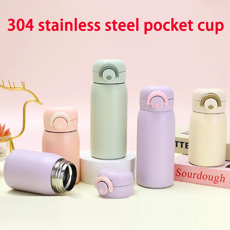 Baby Food Thermos - 200ML/360ML Stainless Steel Pocket Cup Mini