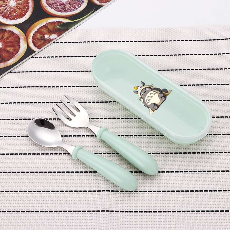 2pcs My Neighbor Totoro Spoon  - Weaning Spoon Set ulasan dan harga