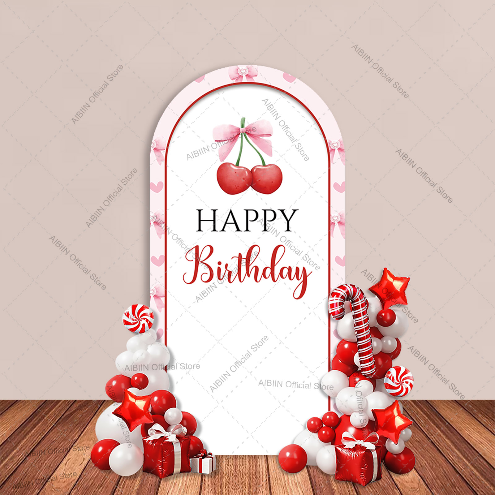 Girl Cherry Happy Birthday Arc - Baby Food Fruits ulasan dan harga