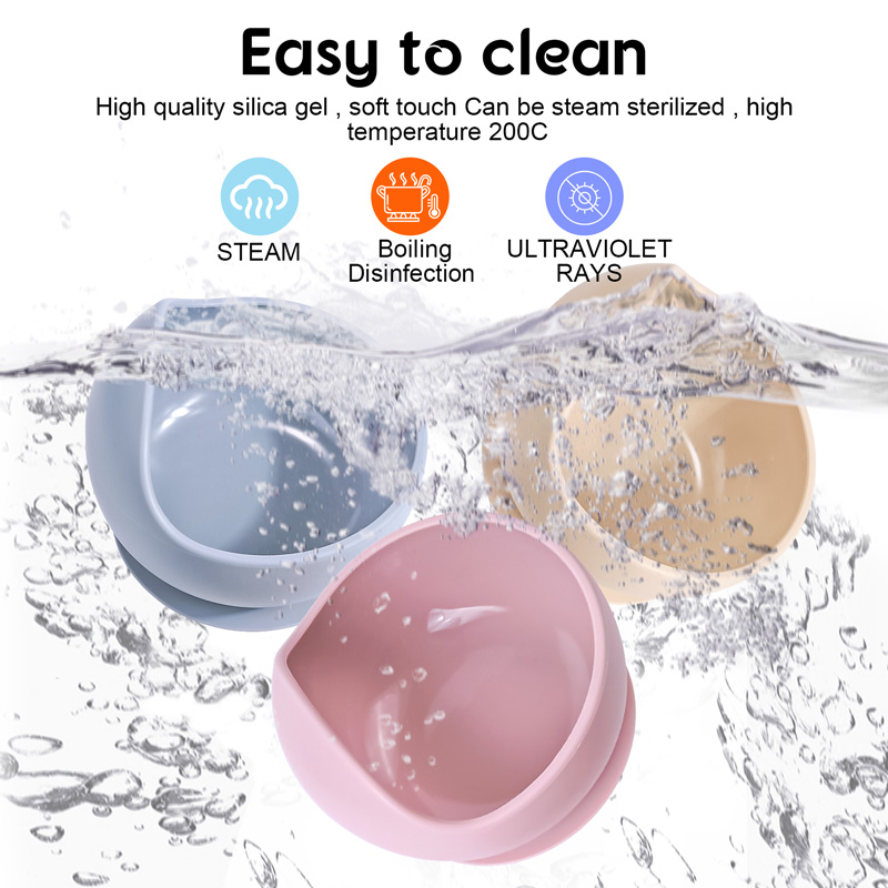 2PC Silicone Sucker Bowl Feedi - Baby Food Kit ulasan dan harga