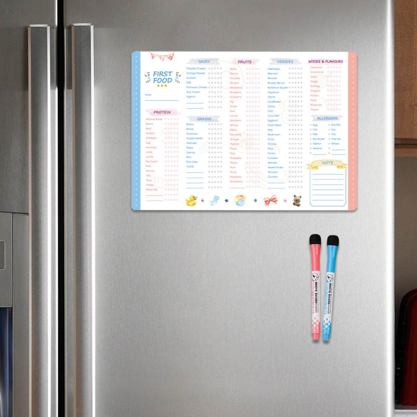 Baby First Foods Checklist Mag - Baby Food Chart ulasan dan harga