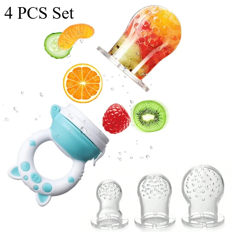 4pcs/set Silicone Fruit & Vege - Baby Food Kit ulasan dan harga