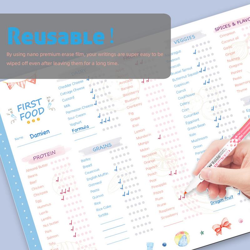 Baby First Foods Tracker with  - Baby Food Chart ulasan dan harga