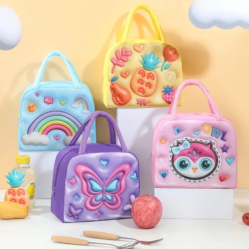 Children's Lunch Box Bag 3D Ca - Baby Food Fruits ulasan dan harga