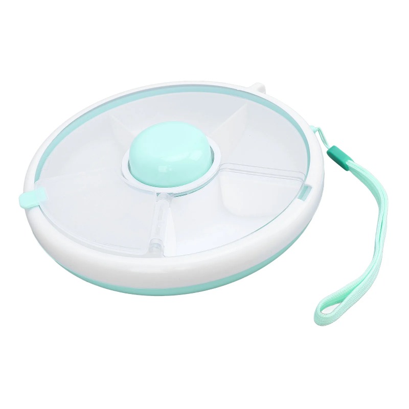 360° Rotating Snack Container  - Baby Food Fruits ulasan dan harga