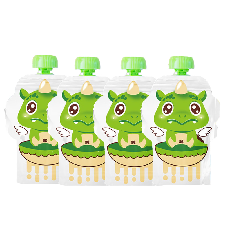 4Pcs/pack DIY Baby Fruit and V - Baby Food Pouches Reusable ulasan dan harga