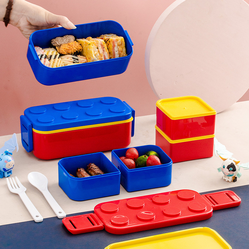Food Grade PP Lunch Box, 800ML - Weaning Spoon Set ulasan dan harga