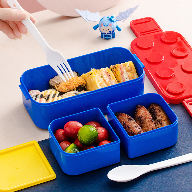 Food Grade PP Lunch Box, 800ML - Weaning Spoon Set ulasan dan harga