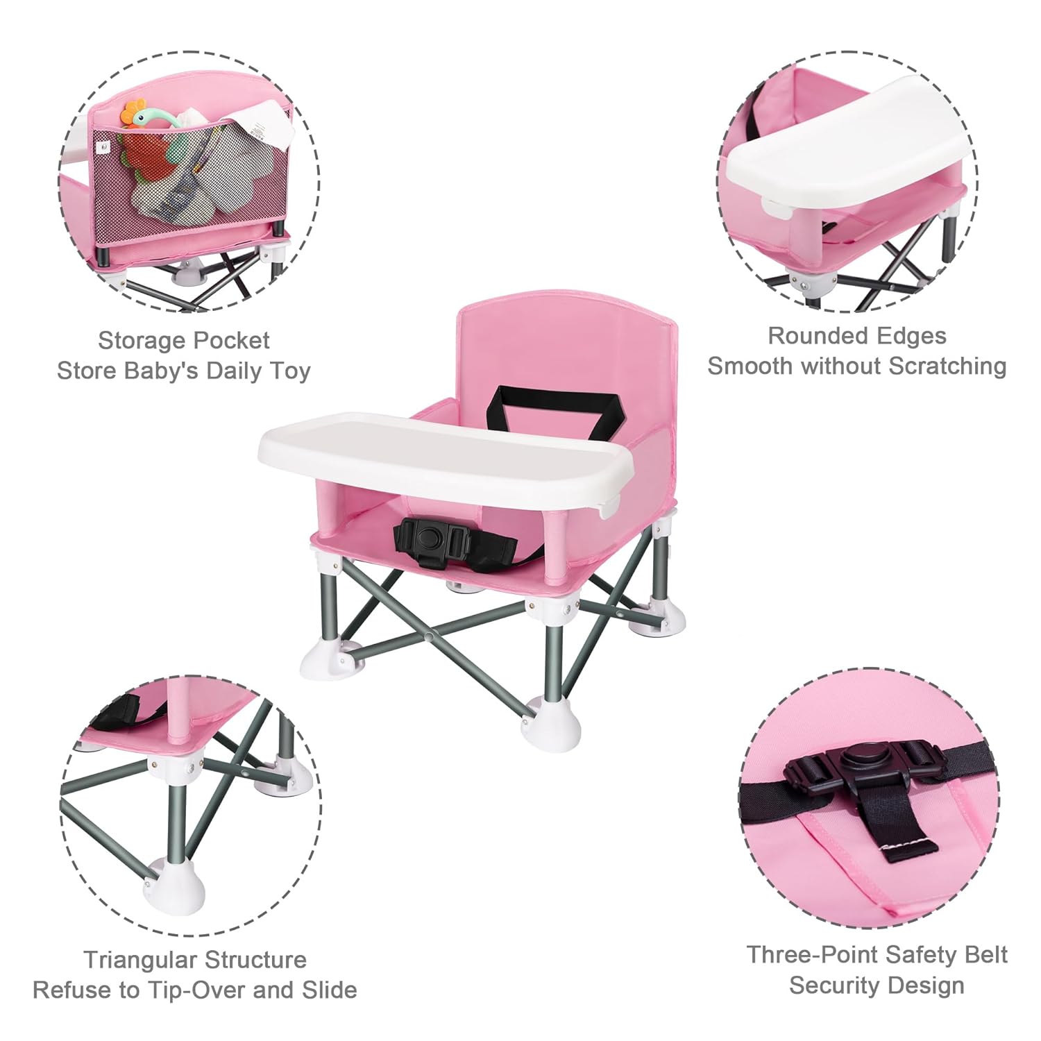 Portable 3-in-1 Baby Booster S - Baby Food Chart ulasan dan harga