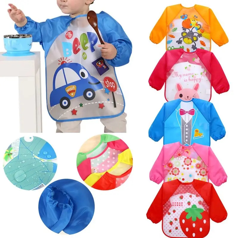 Waterproof EVA Full Sleeve Bab - Baby Food Kit ulasan dan harga