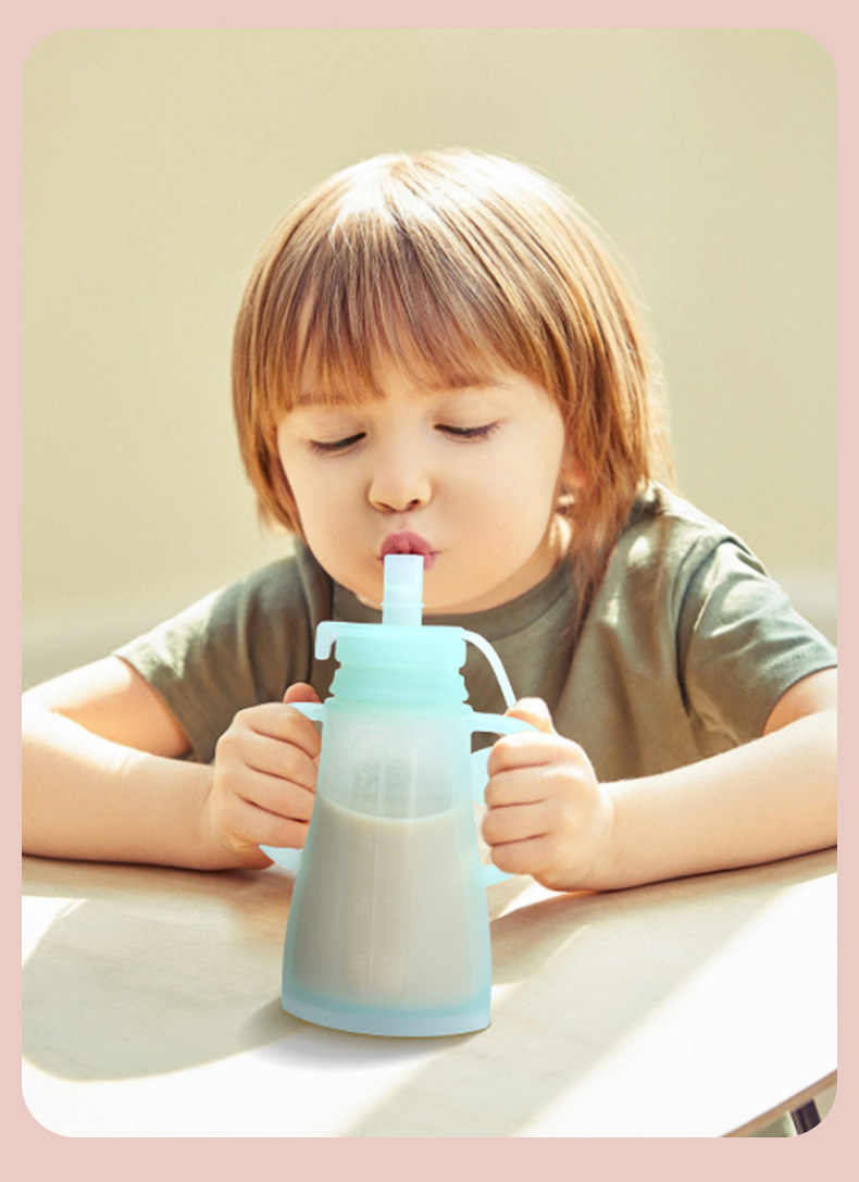 New Reusable Silicone Breast M - Baby Food Pouches Reusable ulasan dan harga