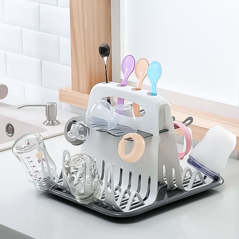 Baby Bottle Drying Rack Portab - Baby Food Chart ulasan dan harga