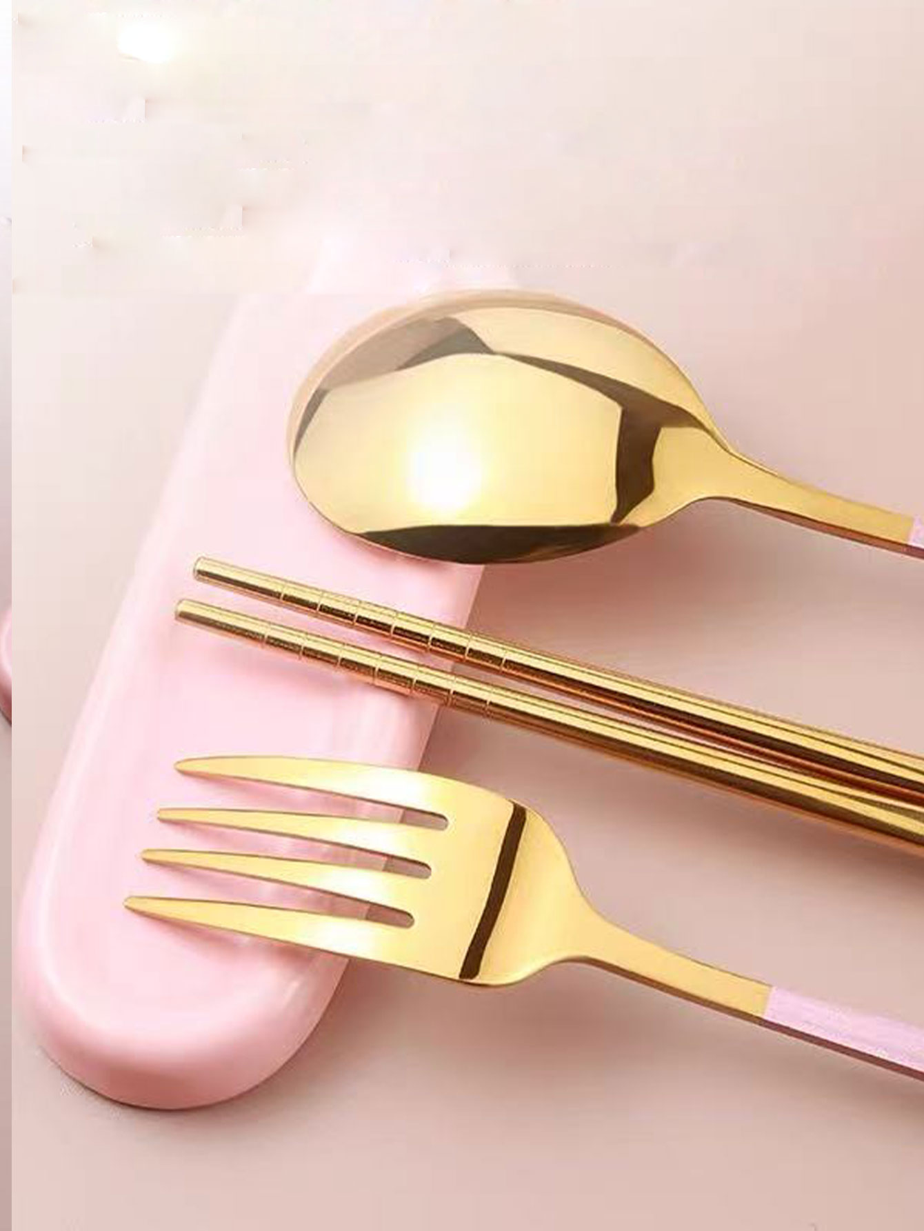 304 Stainless Steel Chopsticks - Weaning Spoon Set ulasan dan harga