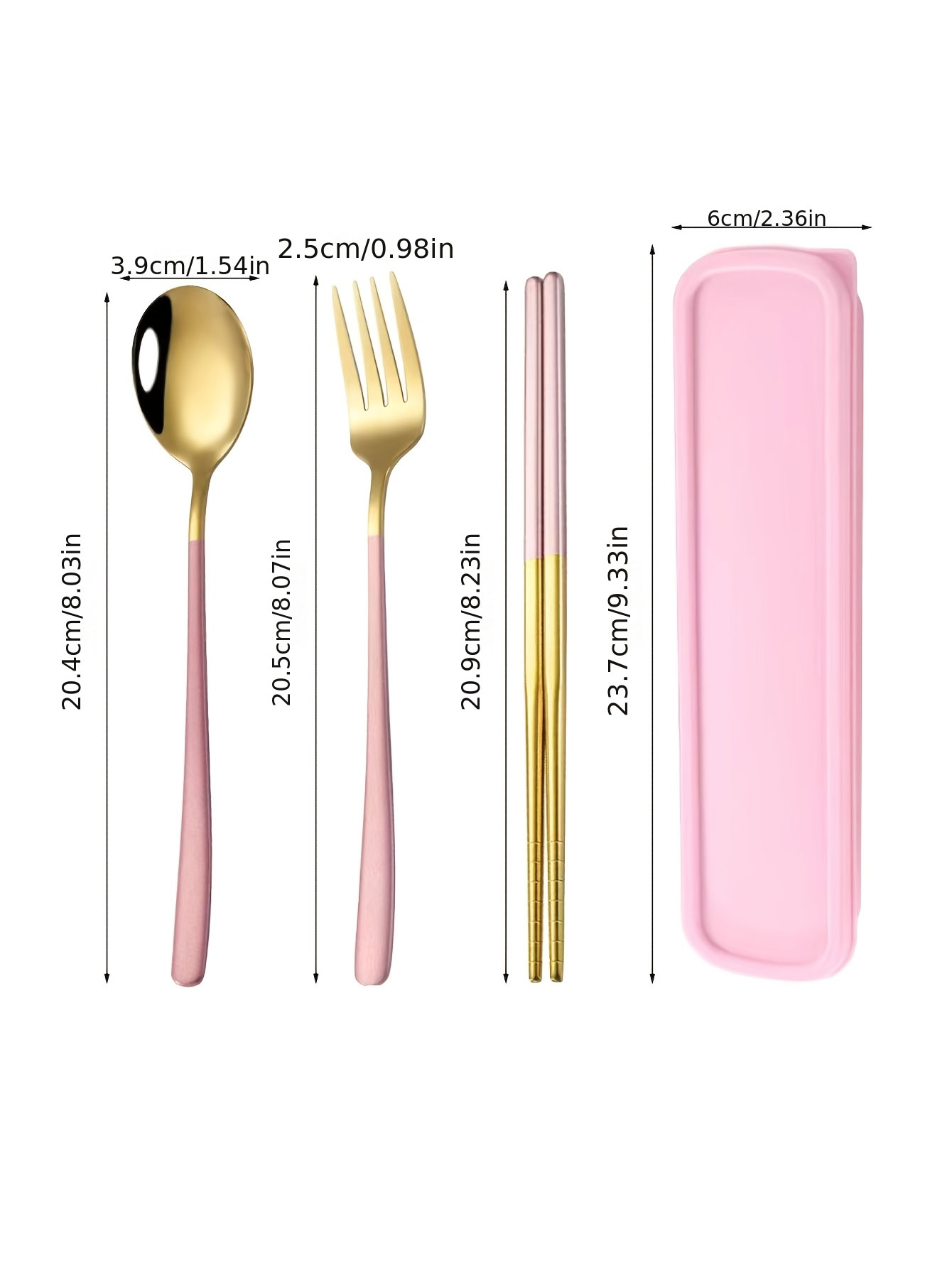 304 Stainless Steel Chopsticks - Weaning Spoon Set ulasan dan harga