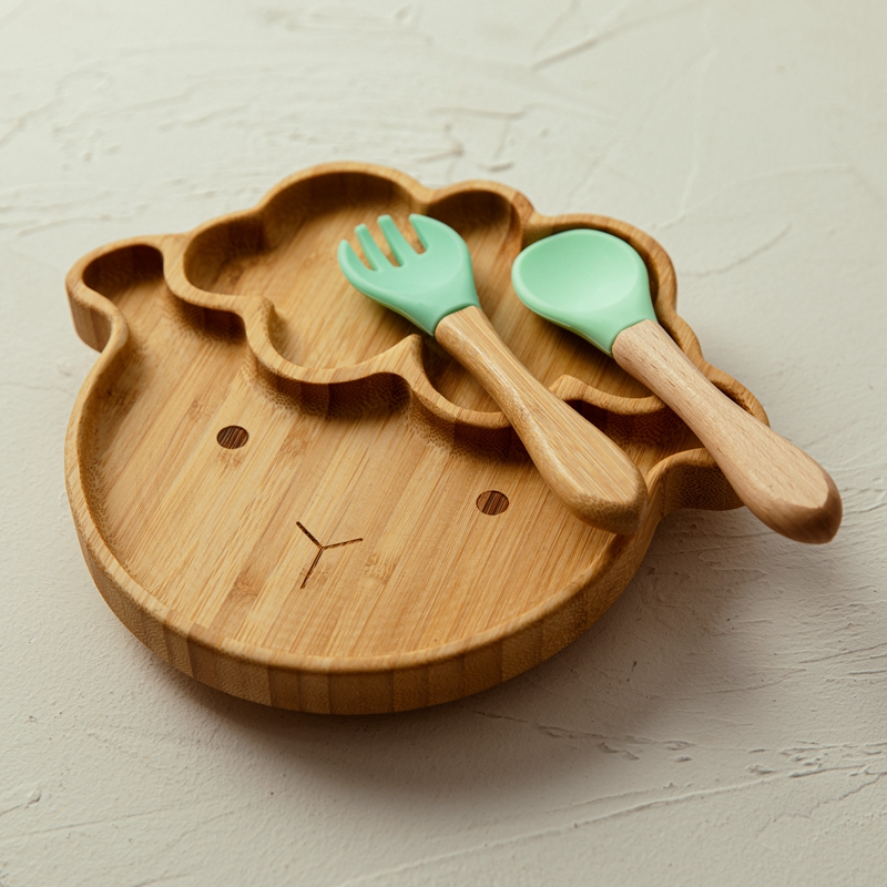 4pcs Children's Tableware Suct - Baby Food Universe ulasan dan harga