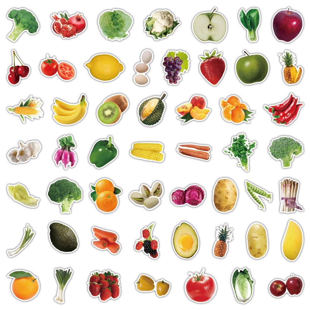 10/30/50PCS Green Food Vegetab - Baby Food Fruits ulasan dan harga