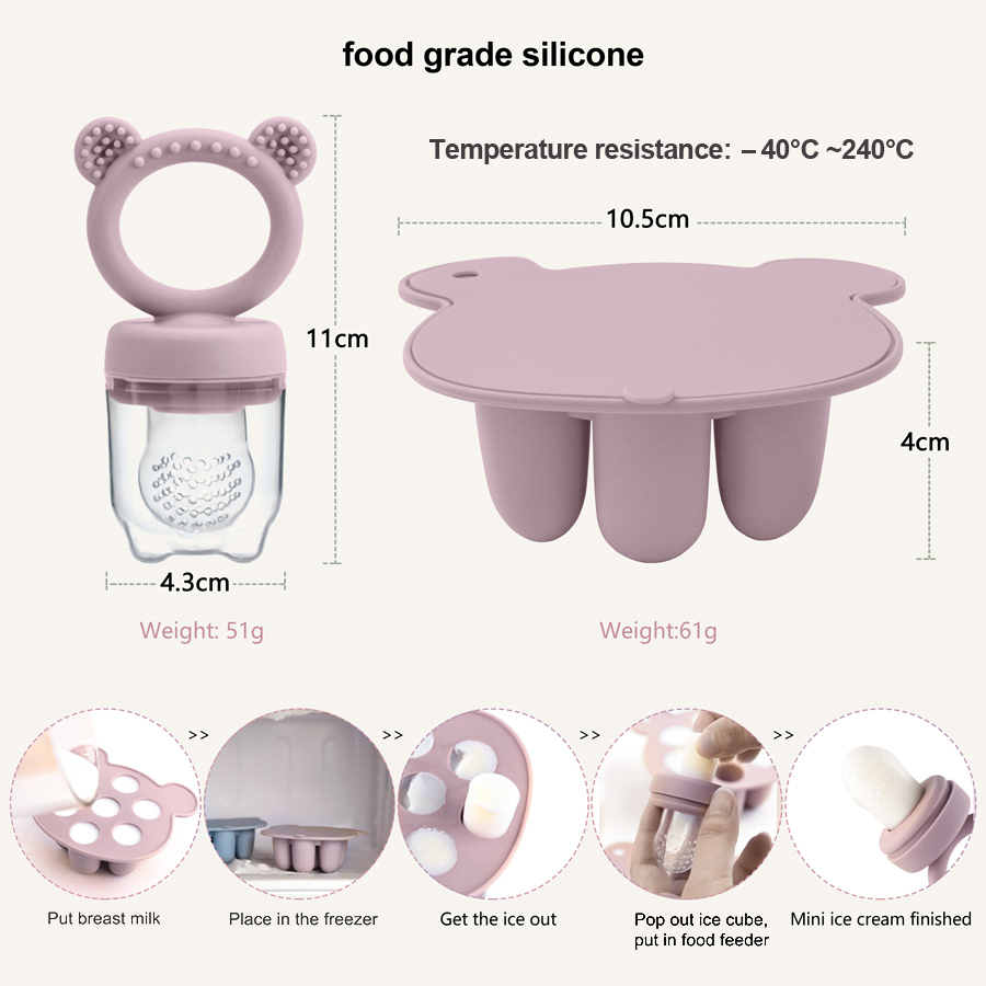 Baby Ice Cream Pops Silicone M - Baby Food Fruits ulasan dan harga