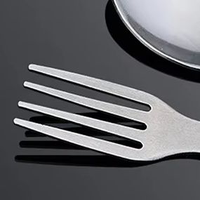 2-in-1 Fork Dessert Spoon Cutl - Weaning Spoon Set ulasan dan harga