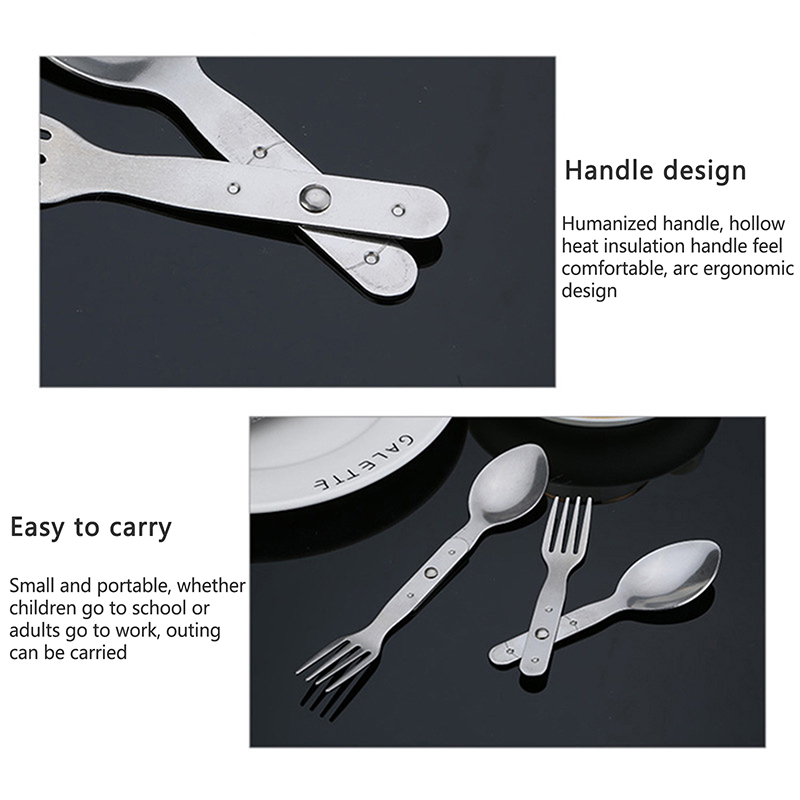 2-in-1 Fork Dessert Spoon Cutl - Weaning Spoon Set ulasan dan harga